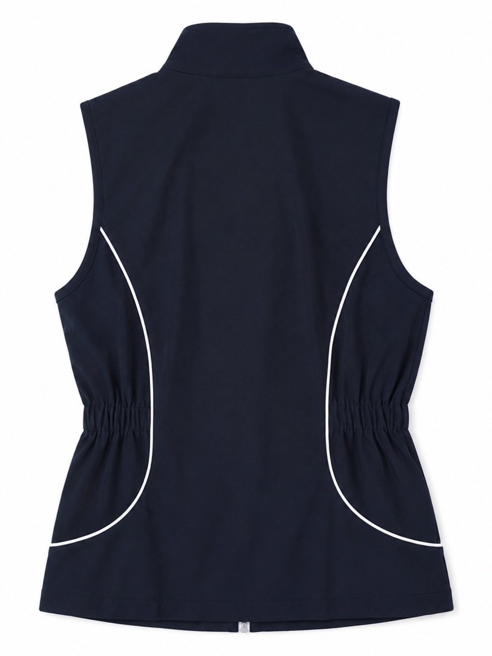 NWT EP Pro High Society Navy Golf Zip Front Sleeveless Vest, M, MSRP $78 - Picture 4 of 13